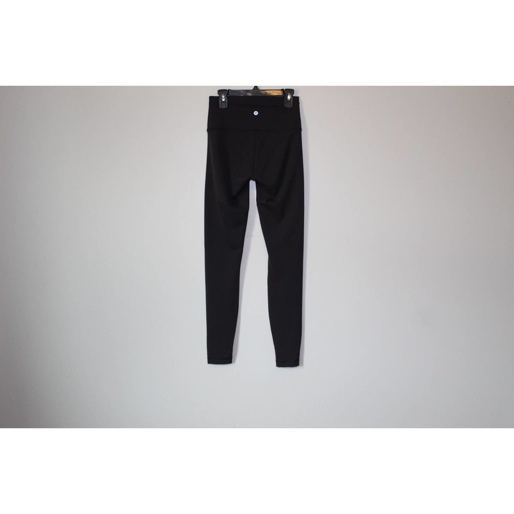 Lululemon Wunder Train High Rise Tight 28" Black Everlux Women's Size 6 H14171 - Picture 10 of 15